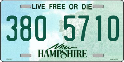 NH license plate 3805710