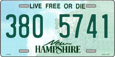 NH license plate 3805741
