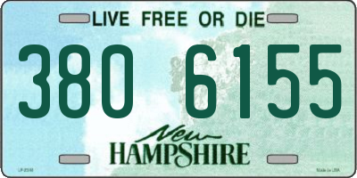 NH license plate 3806155