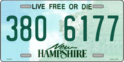 NH license plate 3806177