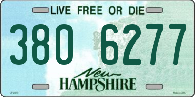 NH license plate 3806277