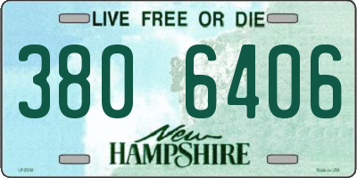 NH license plate 3806406