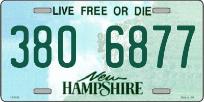 NH license plate 3806877