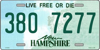 NH license plate 3807277