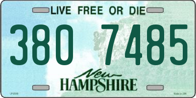 NH license plate 3807485