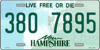 NH license plate 3807895