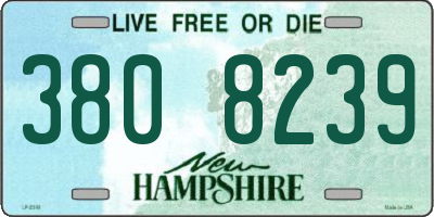 NH license plate 3808239