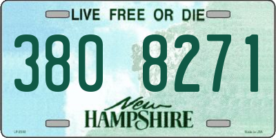 NH license plate 3808271