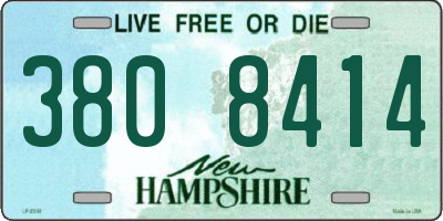 NH license plate 3808414