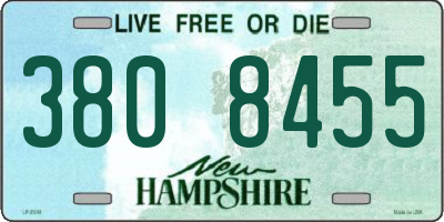 NH license plate 3808455