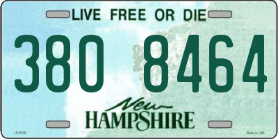 NH license plate 3808464