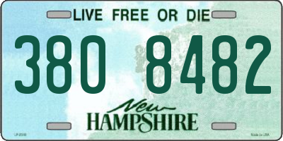NH license plate 3808482