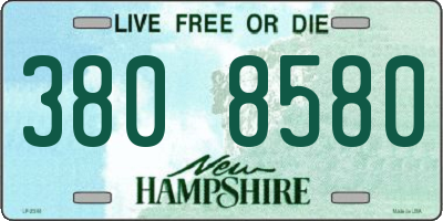 NH license plate 3808580