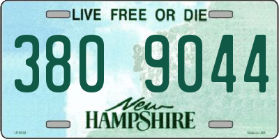 NH license plate 3809044