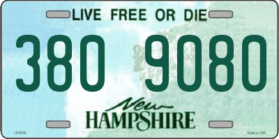 NH license plate 3809080