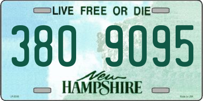 NH license plate 3809095