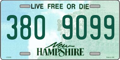 NH license plate 3809099
