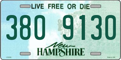NH license plate 3809130