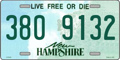 NH license plate 3809132