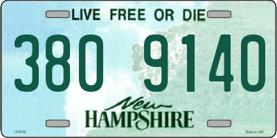 NH license plate 3809140