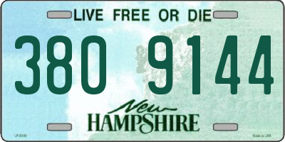 NH license plate 3809144