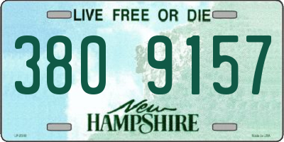 NH license plate 3809157