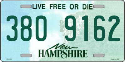 NH license plate 3809162