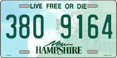 NH license plate 3809164