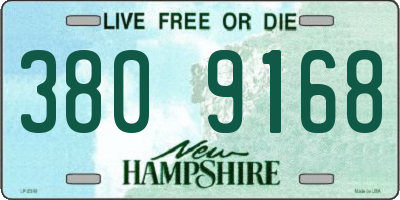 NH license plate 3809168