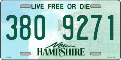 NH license plate 3809271