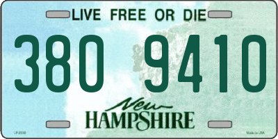 NH license plate 3809410