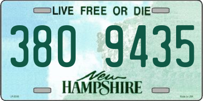 NH license plate 3809435