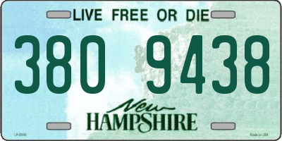 NH license plate 3809438