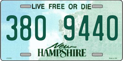 NH license plate 3809440