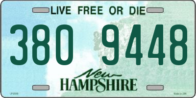 NH license plate 3809448