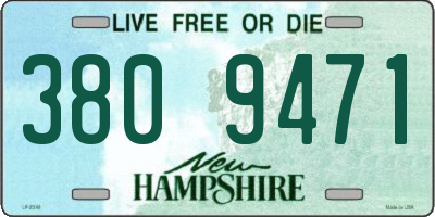 NH license plate 3809471