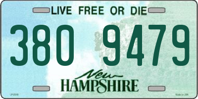 NH license plate 3809479
