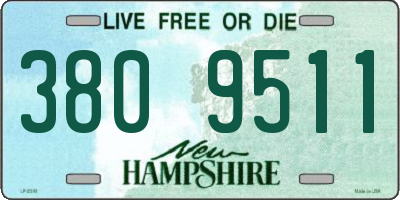 NH license plate 3809511