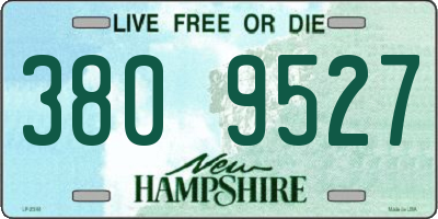 NH license plate 3809527