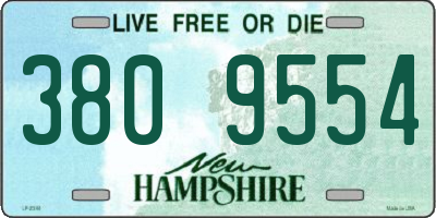 NH license plate 3809554