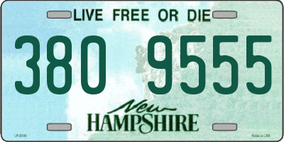 NH license plate 3809555