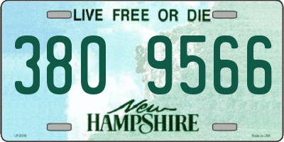 NH license plate 3809566