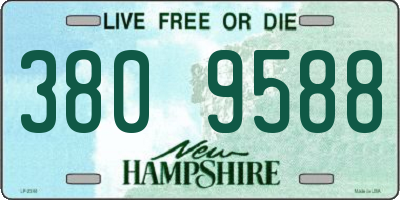 NH license plate 3809588