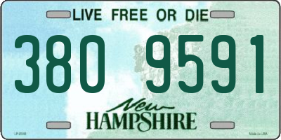 NH license plate 3809591