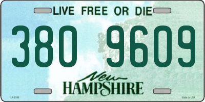 NH license plate 3809609