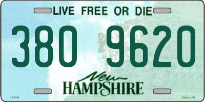 NH license plate 3809620