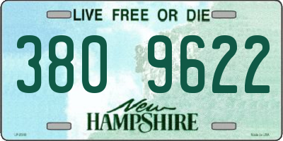 NH license plate 3809622