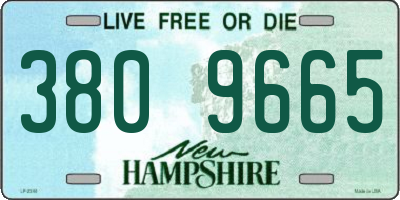 NH license plate 3809665