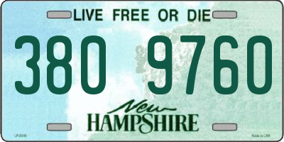 NH license plate 3809760