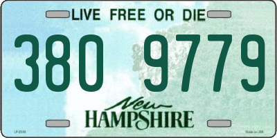 NH license plate 3809779